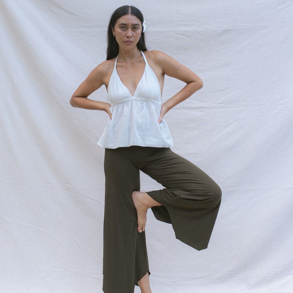 Indigo Luna Layla Flares in Forest - Size XS